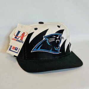 VTG 90's Carolina Panthers Sharktooth Snapback NFL Proline Logo 7 Hat NWT.